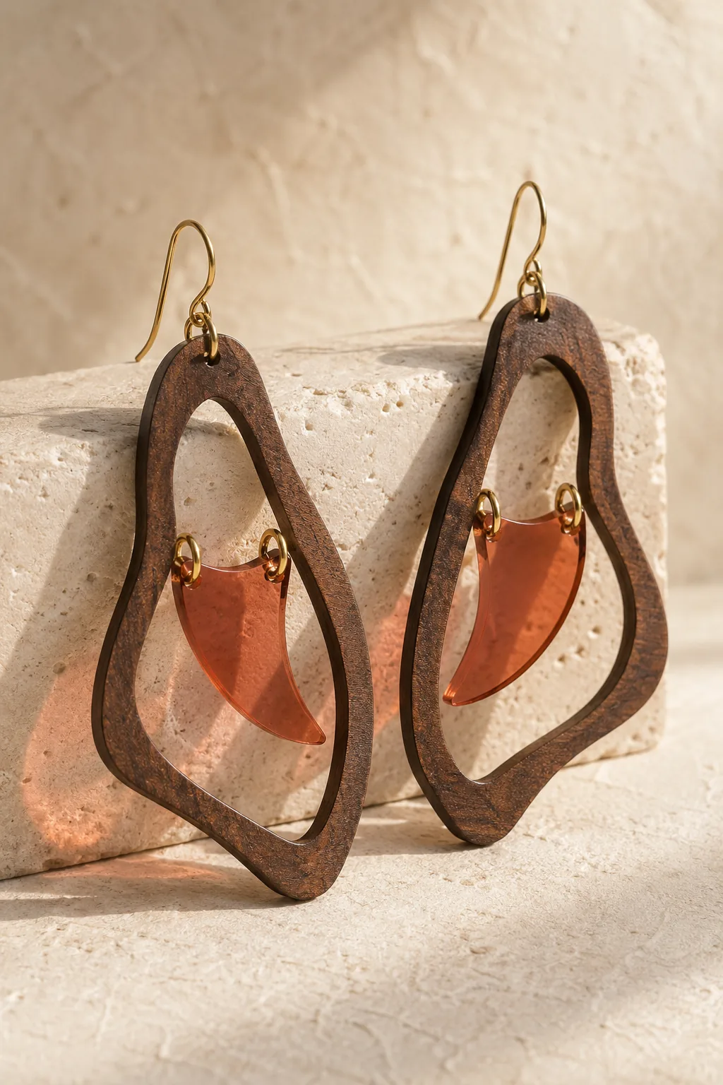 Funky boho earrings