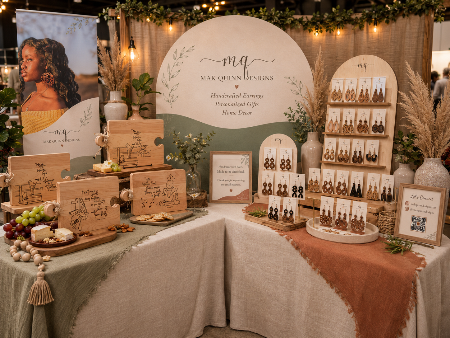 Mak Quinn Designs boutique presentation display